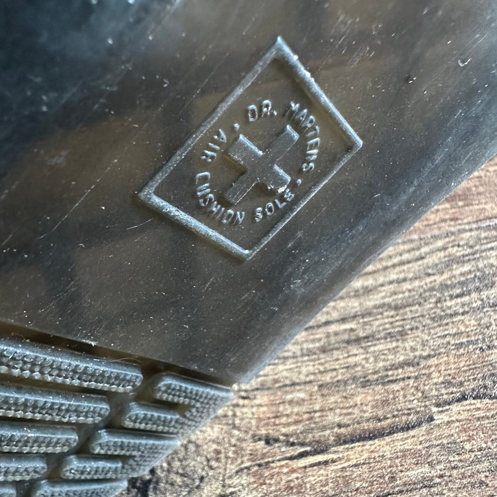 Dr. Martens 1460 Black Smooth Leather Lace Up Boots US 3 - Picture 9 of 16